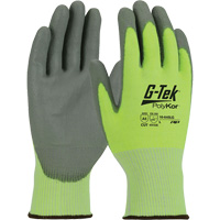 G-Tek&reg; PolyKor&reg; Cut Resistant Gloves, Size Small, 13 Gauge, Polyurethane Coated, Polyethylene Shell, ASTM ANSI Level A5/EN 388 Level E Equipment World