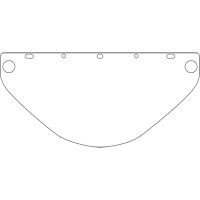 Visi&egrave;re de s&eacute;curit&eacute; universelle Dynamic, Polycarbonate, Teinte Transparent Equipment World