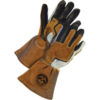 Gants de soudage &agrave; l'arc MIG Gander Brand, Cuir fleur de vache, Taille T-petit Equipment World