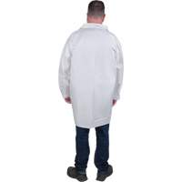 Protective Lab Coat, Microporous, White, Small Equipment World
