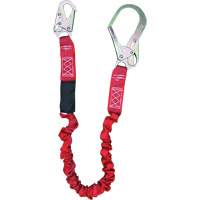 ShockSorb Internal Shock Lanyard, 6', Rebar Hook Center, Snap Hook Leg Ends, Polyester Equipment World