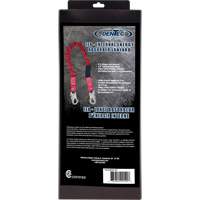 ShockSorb Internal Shock Lanyard, 6', Snap Hook Center, Snap Hook Leg Ends, Polyester Equipment World
