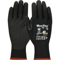 ATG MaxiFlex&reg; Cut Touchscreen Compatible Gloves, Size X-Small, 15 Gauge, Foam Nitrile Coated, Polyester/Kevlar&reg; Shell, ASTM ANSI Level A4/EN 388 Level 3/EN 388 Level D Equipment World