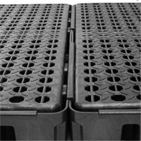 Black Diamond Low Profile Spill Pallet, 25.5 US gal. Spill Capacity, 49" x 24" x 6.5" Equipment World