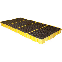 Low Profile Spill Pallet, 102 US gal. Spill Capacity, 96" x 49" x 6.5" Equipment World