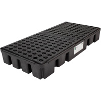 Black Diamond Low Profile Spill Pallet, 25.5 US gal. Spill Capacity, 49" x 24" x 6.5" Equipment World