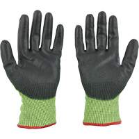 Gants &agrave; haute visibilit&eacute; enduits par trempage, Taille Petit, Calibre 15, Rev&ecirc;tement Polyur&eacute;thane, Enveloppe en Poly&eacute;thyl&egrave;ne, ASTM ANSI niveau A5 Equipment World