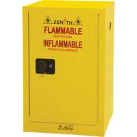 Flammable Aerosol Storage Cabinet, 12 gal., 1 Door, 23" W x 35" H x 18" D Equipment World