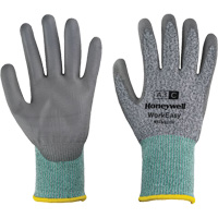 WorkEasy Cut Protective Gloves, Size 6/X-Small, 13 Gauge, Polyurethane Coated, HPPE/Glass Fibre Shell, ASTM ANSI Level A3/EN 388 Level C Equipment World