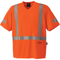 6900 T-shirt de protection contre les rayons UV CoolPass, 3T-Grand, Orange haute visibilit&eacute; Equipment World