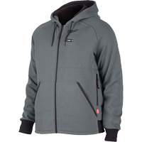 Chandail &agrave; capuchon chauffant M12 complet, Hommes, 2T-Grand, Gris, Polyester Equipment World