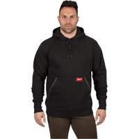Heavy-Duty Pullover Hoodie, Men's, Small, Black Equipment World