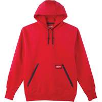 Heavy-Duty Pullover Hoodie, Men's, Small, Red Equipment World