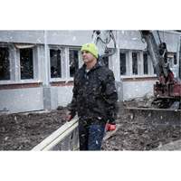 High-Visbility Cuffed Beanie, One Size, Green Equipment World