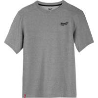 Hybrid Work Tee Shirt, Men's, Small, Grey Equipment World
