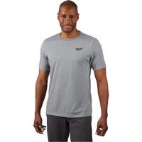 Hybrid Work Tee Shirt, Men's, Small, Grey Equipment World