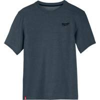 Hybrid Work Tee Shirt, Men's, Small, Blue Equipment World