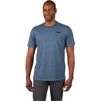Hybrid Work Tee Shirt, Men's, Small, Blue Equipment World