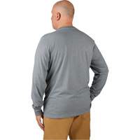 Hybrid Work Tee Shirt, Men's, Small, Grey Equipment World