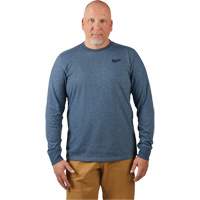 Hybrid Work Tee Shirt, Men's, Small, Blue Equipment World
