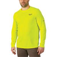 Workskin Lightweight High Visibility Shirt, Men's, Small, Yellow Equipment World