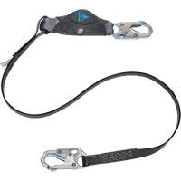 Anti-Corrosion Energy Absorbing Lanyard, 6', Snap Hook Center, Snap Hook Leg Ends, Polyester Equipment World