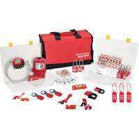 Premier Lockout Kit with Zenex Thermoplastic Locks, Electrical Kit, 27 Components Equipment World
