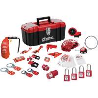Premier Lockout Kit with Zenex Thermoplastic Locks, Electrical/Valve Kit, 27 Components Equipment World