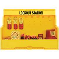 Premier Electrical Lockout Station, None Padlocks, 16 Padlock Capacity, Padlocks Not Included Equipment World