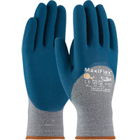 ATG MaxiFlex&reg; Comfort Seamless Knit Gloves, Large, Nitrile Coating, 15 Gauge, Nylon Shell Equipment World