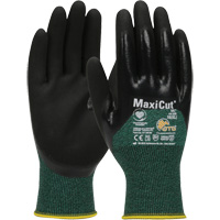ATG MaxiCut&reg; Oil Cut-Resistant Gloves, Size Large, 15 Gauge, Nitrile Coated, Engineered Yarn Shell, ASTM ANSI Level A2/EN 388 Level 3/EN 388 Level B Equipment World