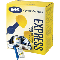 E-A-R Express Pod Plugs Earplugs, Uncorded, Bulk - Pillow Pack, 25 dB NRR, One-Size Equipment World