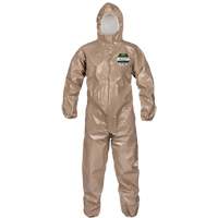 Coveralls, ChemMax 4 Plus, Large, Brown Equipment World