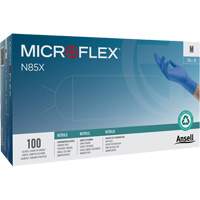 Microflex&reg; N85 Gloves, X-Small, Nitrile, 3.5-mil, Powder-Free, Blue, Class 2 Equipment World