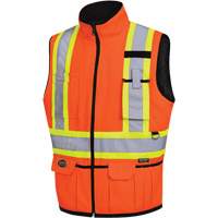 6688 Reversible Vest, High Visibility Orange, 2X-Large, Polyester Equipment World