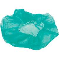 Bouffant Caps, Polypropylene, 21", Green Equipment World