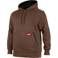 Midweight Pullover Hoodie, Men's, Small, Brown Equipment World
