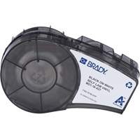 Self-Laminating Wrap Around Labels with Ribbon, Black Equipment World