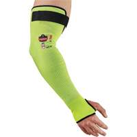 ProFlex 7941-PR Cut-Resistant Protective Arm Sleeve, TenaLux, 18", ASTM ANSI Level A4/EN 388 Level D, High Visibility Lime Equipment World