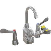 Swing-Activated Faucet/Eyewash with Wristblade Faucet Valves, Sink Mount Installation Equipment World