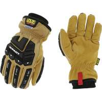 Coldwork Waterproof M-Pact&reg; Driver Gloves, 8, Grain Leather Palm, Elastic Cuff Equipment World