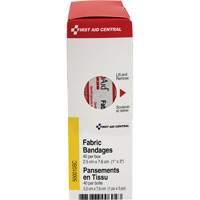 SmartCompliance&reg; Refill Adhesive Bandages, Rectangular/Square, 3", Fabric, Non-Sterile Equipment World