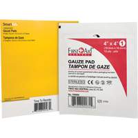 SmartCompliance&reg; Refill Gauze, Pad, 4" L x 4" W, Sterile, Medical Device Class 1 Equipment World