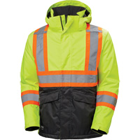 Alta Winter Jacket, Polyester, Black/High Visibility Lime-Yellow, Small Equipment World