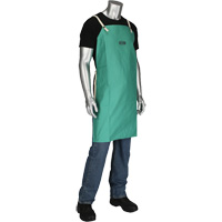 Dynamic Ironcat&reg; FR Cotton Sateen Apron, Bib, Green Equipment World