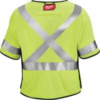 Breakaway Mesh Safety Vest, Black/High Visibility Lime-Yellow, Medium/Small Equipment World