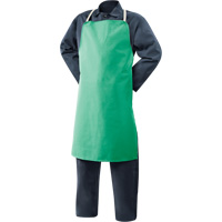 Weldlite Fire-Resistant Cotton Apron, Bib, 36" L, Green Equipment World