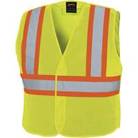 598P Veste de s&eacute;curit&eacute; &agrave; maille d&eacute;tachable, Jaune lime haute visibilit&eacute;, Moyen/Petit, Polyester Equipment World