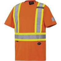 6978 Safety T-Shirt, Cotton, Large, Orange Equipment World