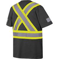 6976 Safety T-Shirt, Cotton, Small, Black Equipment World
